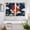 Blue, variant on Japanese Style Kitchen Curtains Window Panels, Modern Cranes Cherry Flower Wave Red Blue Insulated Window Treatment Curtain, Grommet Curtains for Bedroom/Living Room/Bathroom, 2 Piece 52"Wx72"L