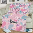 thumbnail image 6 of Hfolob Valentines Day Blanket Wrap Your Loved One In Warmth Romance With Our Pink Valentine's Day Blanket Room Decor, 6 of 6