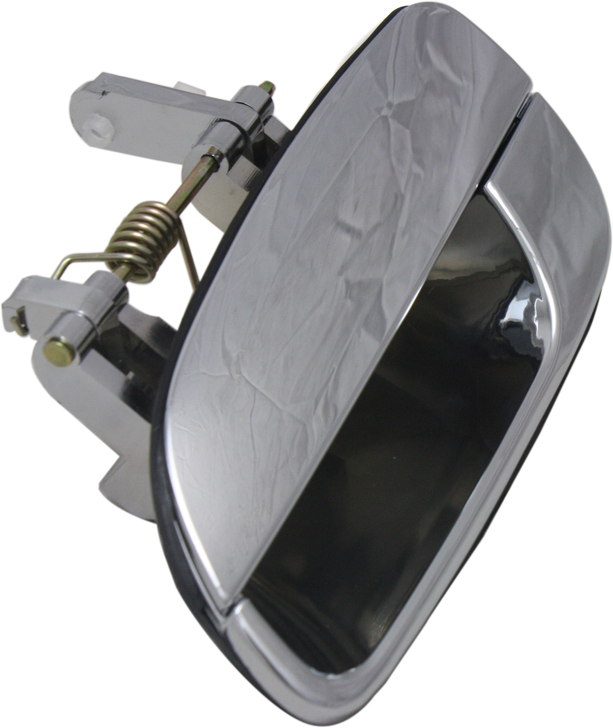 Replacement REPH491542C Exterior Door Handle Compatible with 2001-2006 Hyundai Elantra Rear, Left Driver Chrome