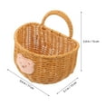 thumbnail image 2 of MLINS Onion Ginger Garlic Storage Basket Hanging Basket Imitation Storage Holder Woven Basket, 2 of 8