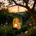 thumbnail image 4 of Lámpara solar de jardín exterior impermeable con luces LED, decoración de resina para jardín, adorno paisajístico caprichoso para jardín, terraza y paisajismo., 4 of 6