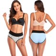 thumbnail image 4 of Ropa interior Annenmy para mujer, cintura alta, algodón, cobertura total, 4 of 6