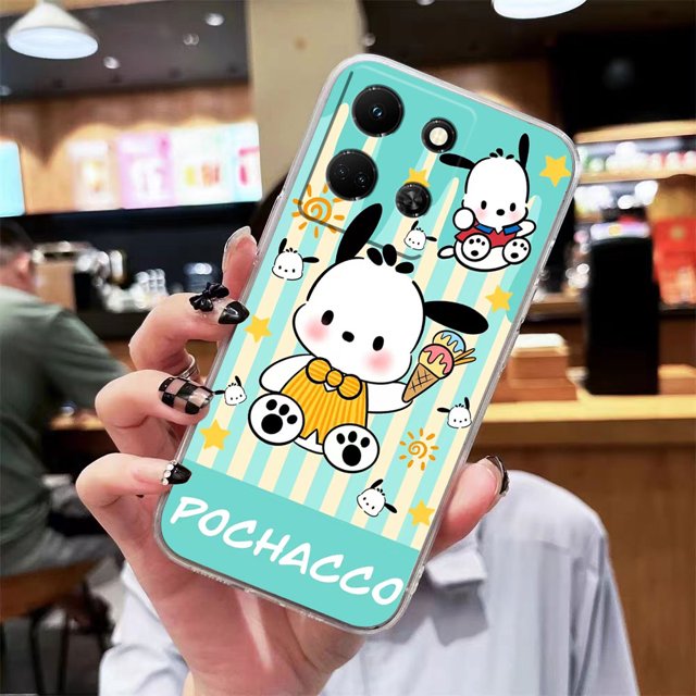 Clear Phone Case For Infinix NOTE 10 11 12 30 30i SMART 4 5 6 7 ZERO CAMON 19 20 PRO Case Funda Shell Cartoon Melody Hello Kitty