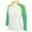 White/Spring Bud, variant on Monterey Club Women's Rally Sunday Sport Zip Top 3/4 Sleeve Golf Polo Shirt #2357