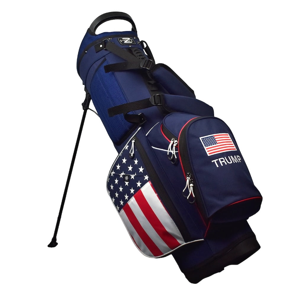 Hot-Z Golf USA Flag Stand Bag Red/White/Blue