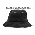 thumbnail image 2 of Slccxzc Wide Brim Summer Sun Bucket Hat, Breathable Washed Cotton Travel Cap, 2 of 7