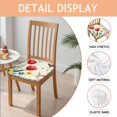 thumbnail image 2 of Pioneer Flower and Butterfly Seat Covers for Dining Room Chairs Set Of 4,Stretch Printed Washable Chair Seat Cover with Elastic Ties and Button,Removable Waterproof Couch Cushion Covers, 2 of 6
