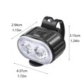 thumbnail image 2 of Hearth & Gear Lights For Rechargeable Front And Rear LED Lights For Cycling Outdoor Sports Easy Installation USB Charging Ideal For Night Rides Biking Lights Bike Taillight Lights for Bike Blinker, 2 of 6