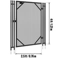 thumbnail image 2 of KFFKFF Swimming Pool Gate, Dimensions 4 x 2.5 Ft, Simple Self-Installation Submerged Pool Entry, Pool Gate Kit Including Stainless Steel Fastener, Detachable Safety Barrier for Children & Pets, 2 of 9