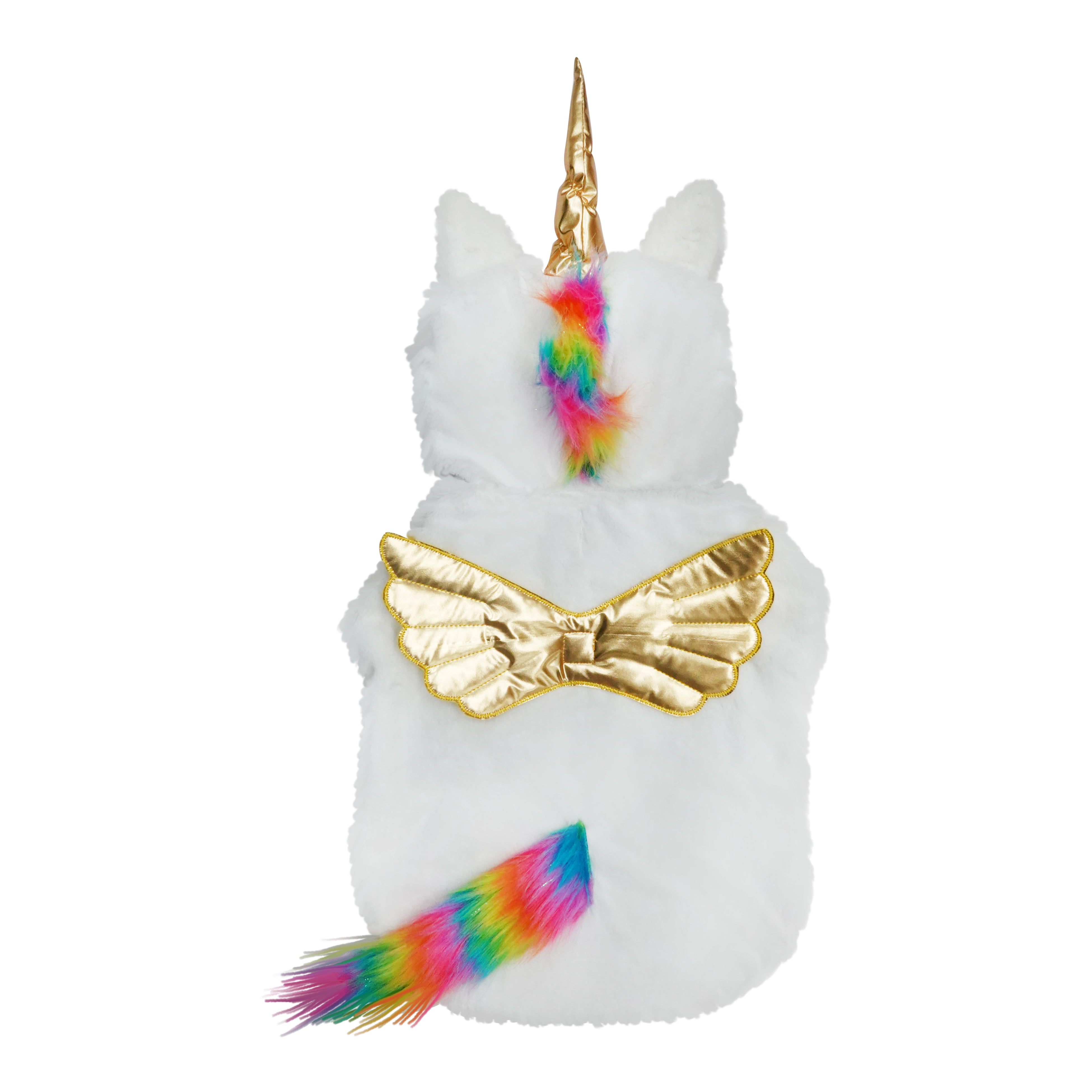 Best Furry Friends Costume for Dogs or Cats, Unicorn, Large