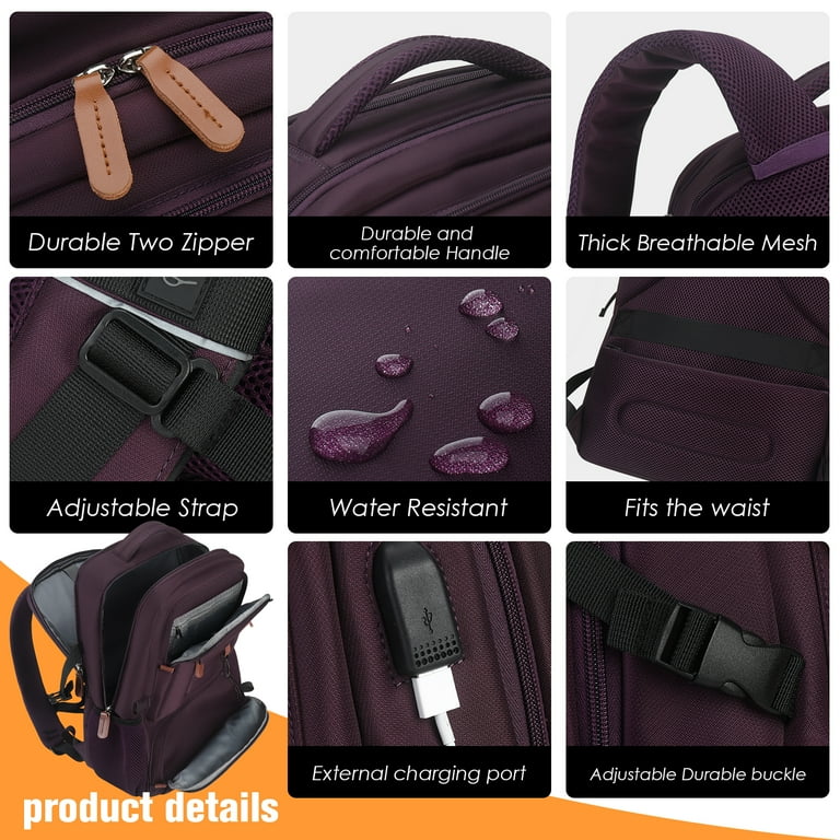 Laptop backpack with waist cheap strap
