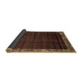 thumbnail image 2 of Ahgly Company Indoor Round Abstract Brown Modern Area Rugs, 3' Round, 2 of 4