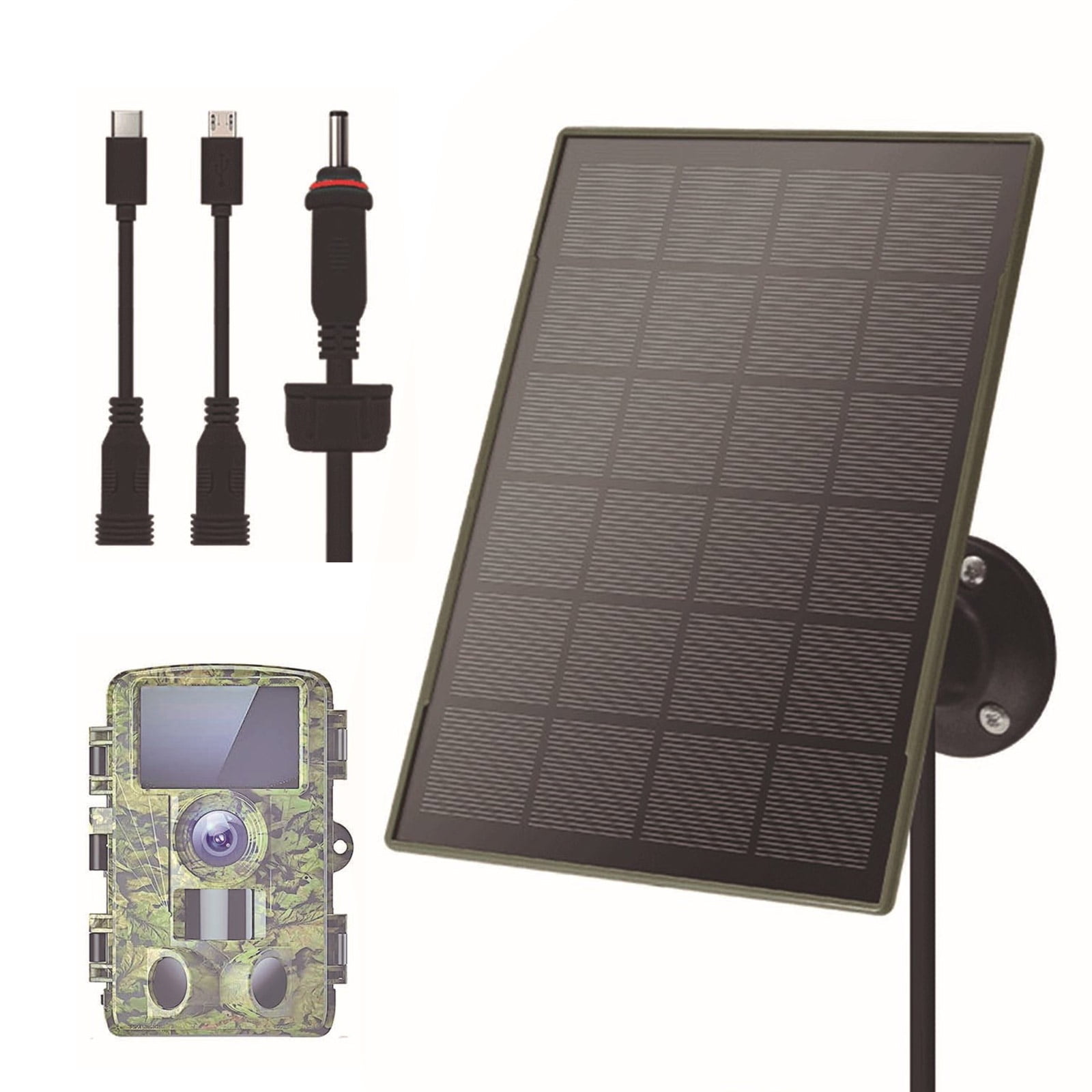 IP66 Waterproof Trail Camera Solar Panel 6000Mah 3W 5V Power Supply For Hunting Cameras Accessories