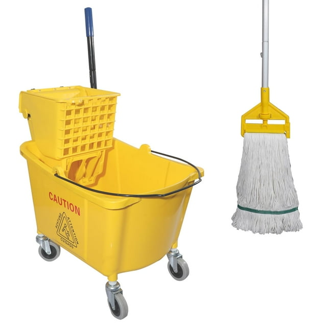 Cubo para mopa Midoneat Commercial con escurridor lateral, 35 L