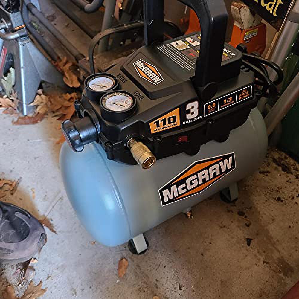 Chicago Pneumatic 2 HP, 115 Volt, 4 Gallon Portable Air Compressor, 4.4 CFM At 90 PSI, 135 MAX