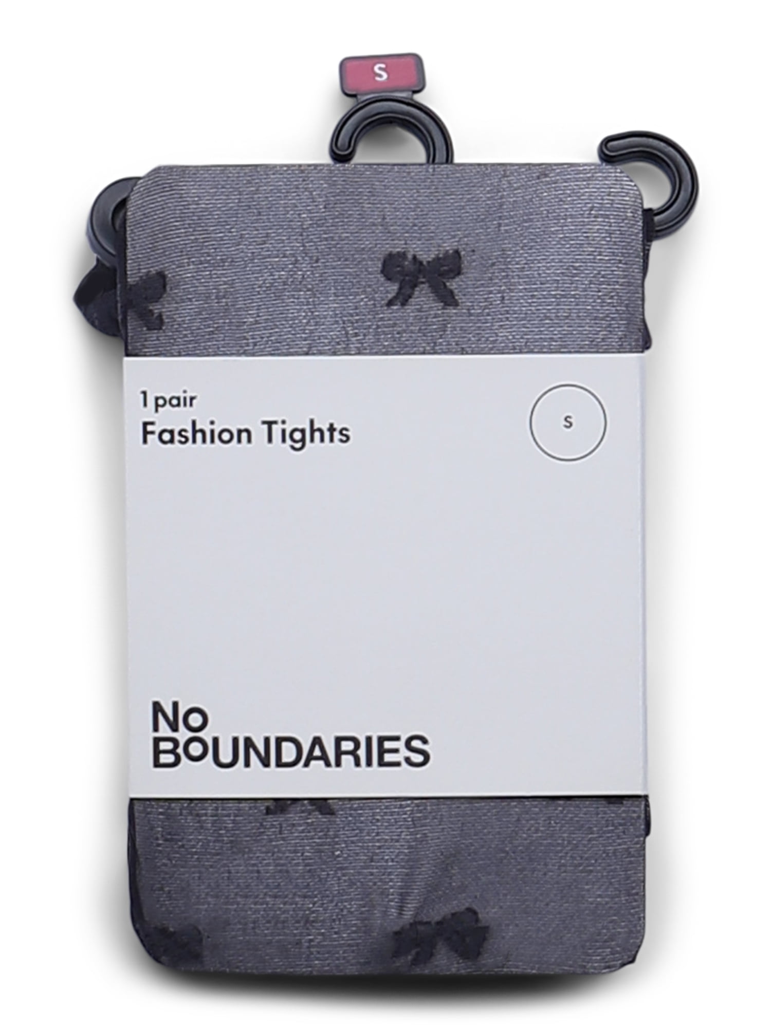 No Boundaries Bows Pattern Sheer Tights for Women, Sizes S-3XL