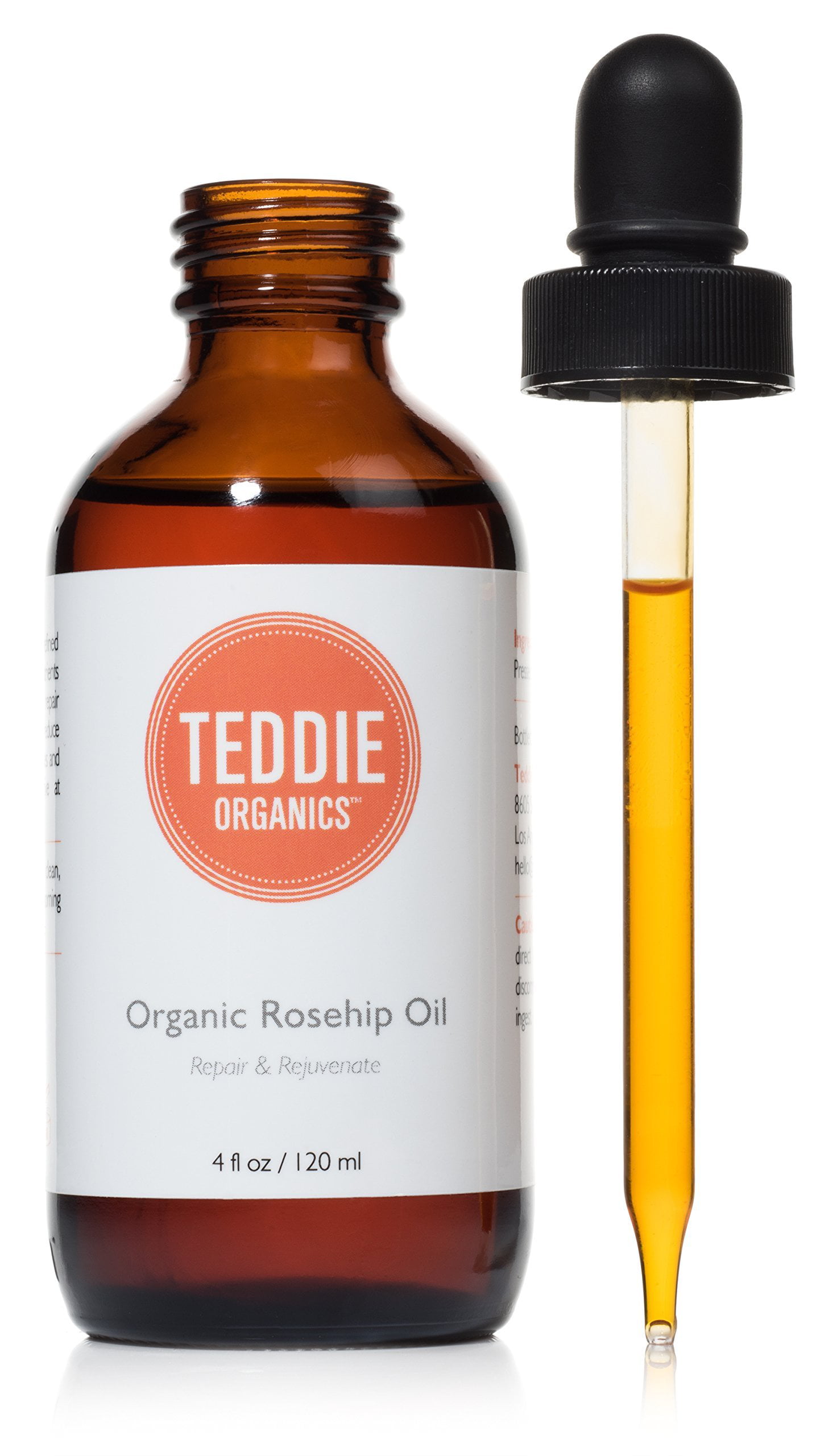 Organic Rosehip Oil – 100% Pure Unrefined Cold Pressed Rosehip Seed Oil