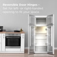 thumbnail image 6 of TCL 7.3 cu. ft. Double Door Refrigerator with Freezer in White, TRT07T4AW, 6 of 20