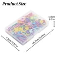thumbnail image 2 of 120 Pieces Knitting Crochet Locking Stitch Markers Stitch Needle Clip Counter Mix Color Knitting Stitch Counter Crochet Locking Stitch Markers, 2 of 8