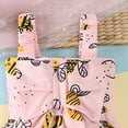 thumbnail image 5 of eczipvz Baby Girl Outfits 3-6 Months Short Sleeve One-Piece Jumpsuit with Headband Set Newborn Infant Girl Clothes Pink,9-12 Months, 5 of 5