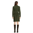 thumbnail image 3 of Time and Tru Women's Belted Utility Dress with Long Sleeves, 3 of 5