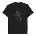 thumbnail image 3 of CAIXIA Matching Couples Shirt Cute Heart Shaped Graphic Tshirt Funny Letter Print Casual Short Sleeve Tee Tops,Unisex/XXXL, 3 of 4