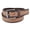 Brown, variant on Wrangler 38mm Tumbled Leather with Contrast Center Belt (Men)