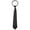 Black Long, variant on Men's Pre-Tied Zipper Tie Solid Color Formal Casual Adjustable Wide Tie Pink 35cm/13.8'
