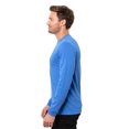 thumbnail image 3 of Threadfast Apparel T3001 Epic CVC Long Sleeve T-Shirt-Royal Heather-S, 3 of 3