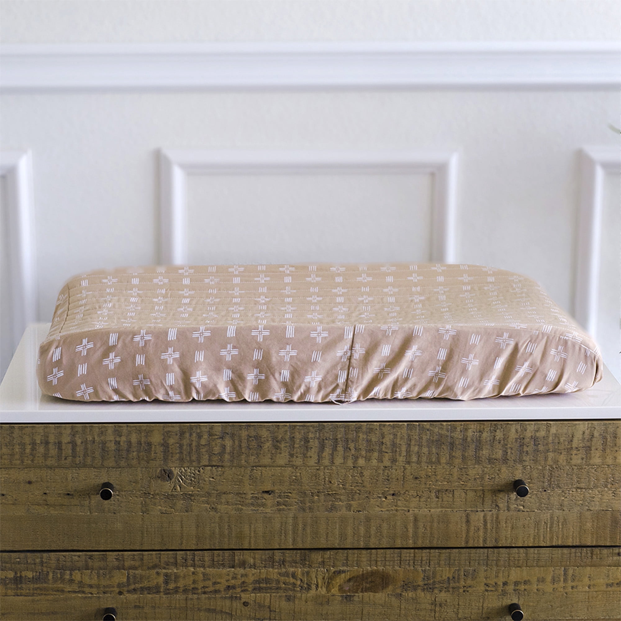 Crane Baby Quilted Change Pad Cover - Copper Dash