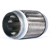 Stainless Steel Double Braid Exhaust Flex Pipe 3 x 4 Long