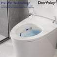 thumbnail image 5 of 1.28 GPF Tankless Elongated Smart 1-Piece Toilet in White with Heated Seat, Auto Flush, Foot Touch Control Flush, 5 of 15