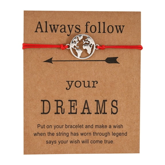 Bracelets Distance Matching Bracelets for Couples Best Friend Friendship Bracelet Mother Daughter Girl Him Her Girlfriend Boyfriend (Red )