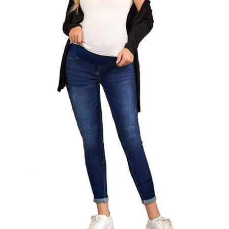 

Plain Skinny Jeans Maternity Denim