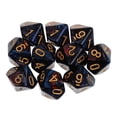 thumbnail image 2 of 10 Uds. Dados de 10 lados D10 dados poliédricos para MTG RPG rojo azul de alta calidad 16mm perfke Dados, 2 of 7