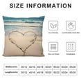 thumbnail image 5 of COMIO  Waterproof Summer Decorations Outdoor Throw Pillow Covers Starfish Shell Pillow Covers Square Cushion Case Garden Pillowcase for Patio Furniture Couch Tent, 5 of 5