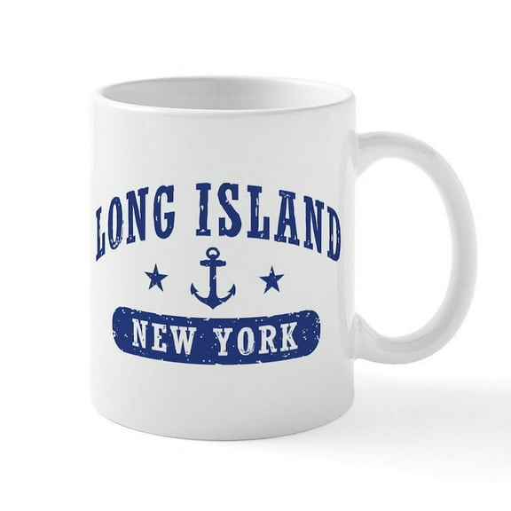 CafePress - Long Island New York Mug - 11 oz Ceramic Mug - Novelty Coffee Tea Cup