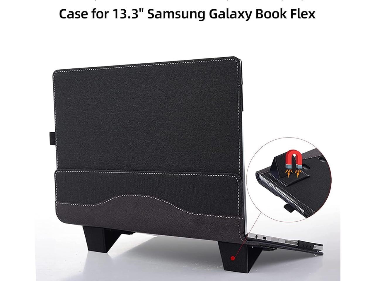 Laptop Cover for Samsung Galaxy Book 2 360 |Book 2 Pro 360|Book 2 pro 360 | Book 3 360|Chromebook 13 XE930QCA/Book Flex 13.3 NP930QCG PU Detachable Case