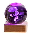 thumbnail image 1 of Galaxy Cosmos Series Night Light 2.36inch Mini LED Crystal Ball Lamp Gift For Kids&Friends Home Decor, 1 of 13