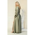 thumbnail image 4 of Juniors Womens Split Long Sleeve Evening Gown, 4 of 6