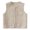 Grey, variant on Coerni Toddler Girls Star & Moon Quilted Vest Snap-On V-Neck Gilet Soft Comfy Baby Kids Spring Fall Warm Clothes Tops