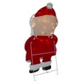 thumbnail image 5 of Northlight 32-Inch Lighted Chenille Santa with Lights Outdoor Christmas Decoration, 5 of 5