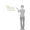 thumbnail image 2 of Let Thy Food Be Thy Medicine Kitchen Wall Art Cooking Quote Decal, 2 of 4