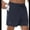 Iron Grey, variant on Taigaofy Men's 5" Workout Athletic Running Shorts Quick Dry Lightweight Gym Shorts Black L