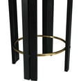 thumbnail image 4 of Meridian Furniture Harrison Black Vegan Leather Counter Stool, 4 of 6