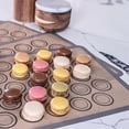 thumbnail image 4 of Macaron Baking Mats 4 Pack for Perfect Macarons & Cook - Silicone Macaron Baking Sheets with Size Guiding Circles, 4 of 5
