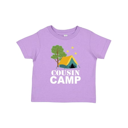 

Inktastic Cousin Camp Apparel Camping Gift Toddler Boy or Toddler Girl T-Shirt