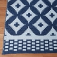 thumbnail image 3 of Superior Adalia Lattice Indoor/ Outdoor Area Rug, 5' 6" x 7' 6", Navy, 3 of 9