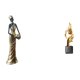 thumbnail image 1 of Figura de mujer africana,Estatua artesanal de una dama tribal africana,hecha a mano,para cafetería.,Estatua de arte abstracto,Estatua de arte abstracto Escultura moderna de resina,Figuras de, 1 of 8