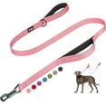 thumbnail image 1 of Correa para perro Fida Heavy Duty de 1,5 m con 2 asas acolchadas reflectantes, color rosa, 1 of 6
